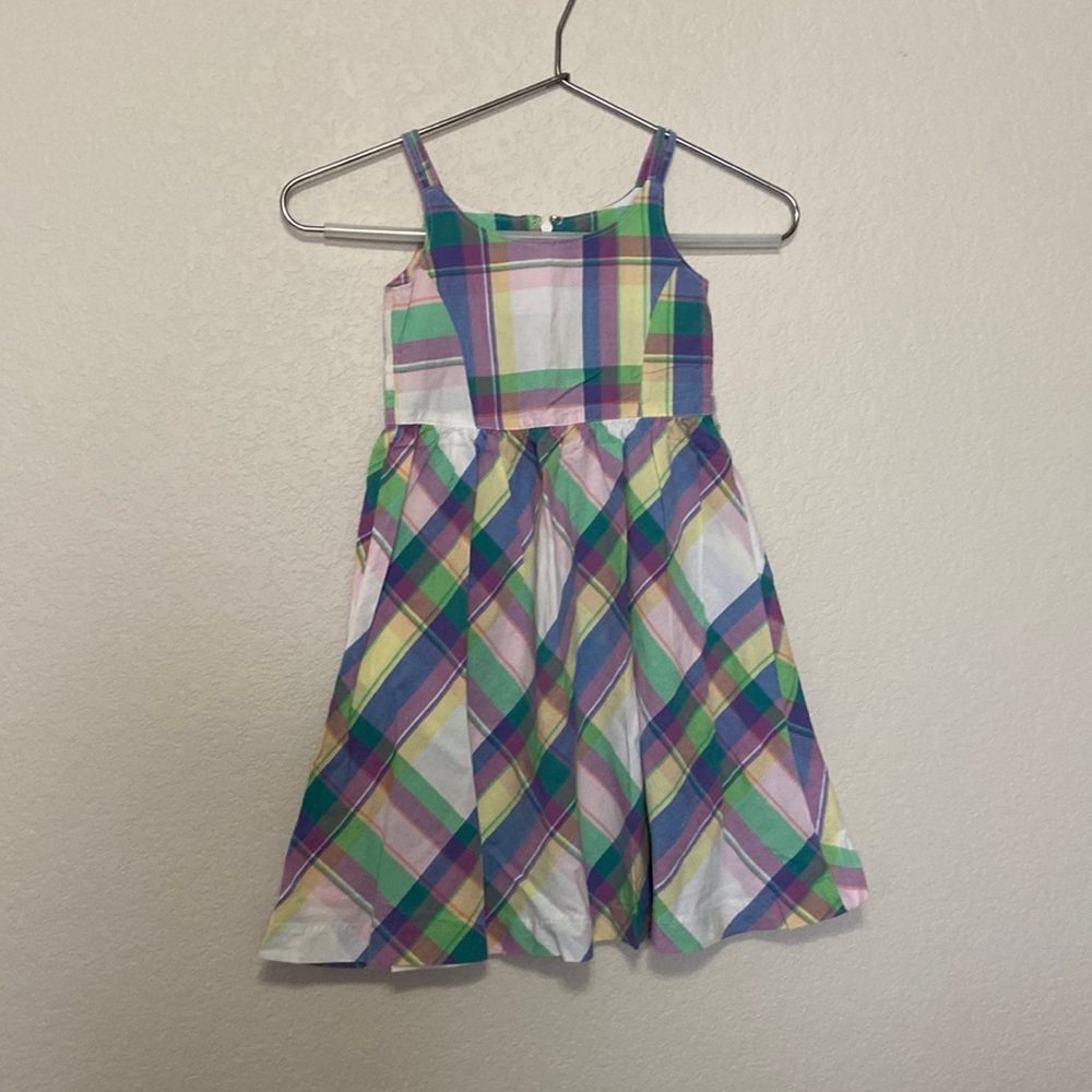 Chaps plaid sundress 4T